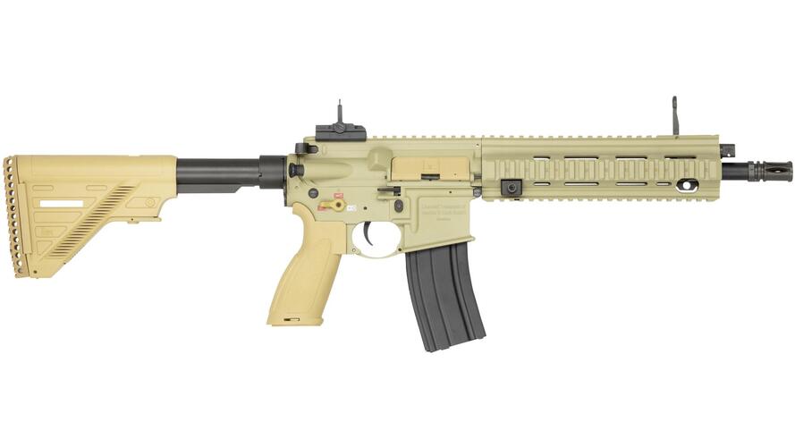 Heckler & Koch - HK416 A5 - AEG - 6mm - Grön/Brun