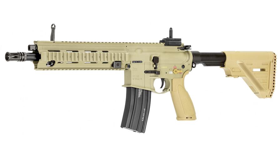 Heckler & Koch - HK416 A5 - AEG - 6mm - Grön/Brun