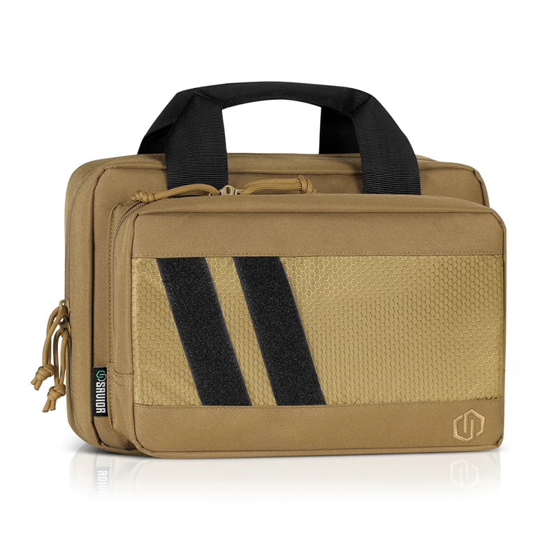 Savior Equipment - Specialist Double Pistol Case - Brun