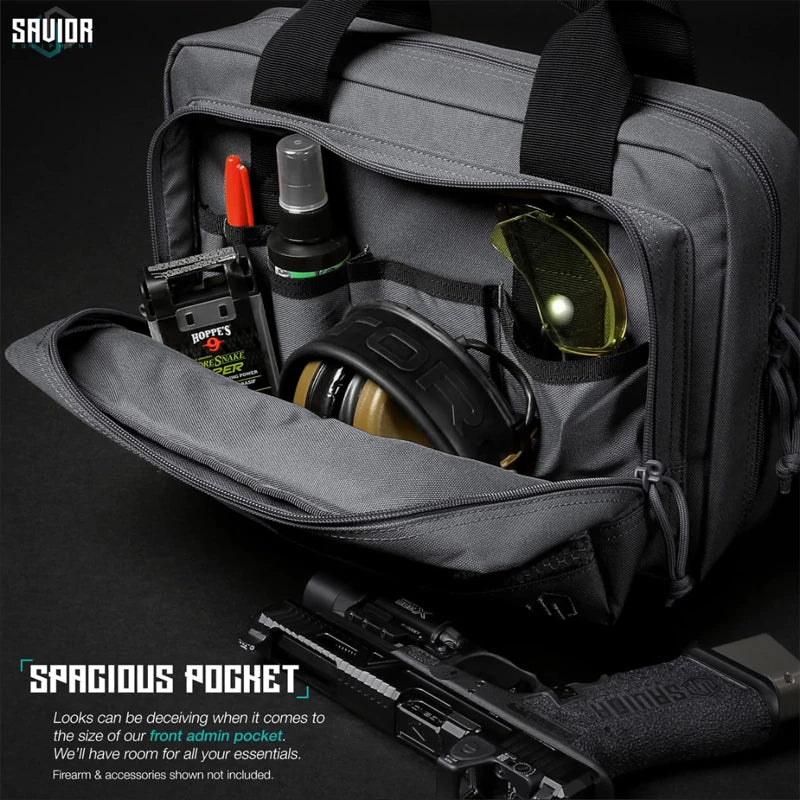 Savior Equipment - Specialist Double Pistol Case - Grå