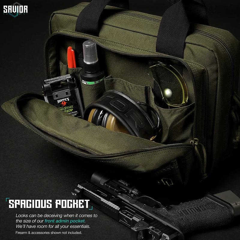 Savior Equipment - Specialist Double Pistol Case - Grön