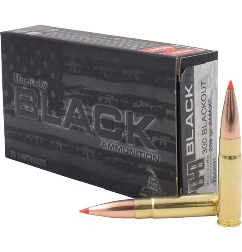 Hornady - Black Ammunition - 300 Blackout - 208 gr - A-MAX - Subsonic - 20/Box