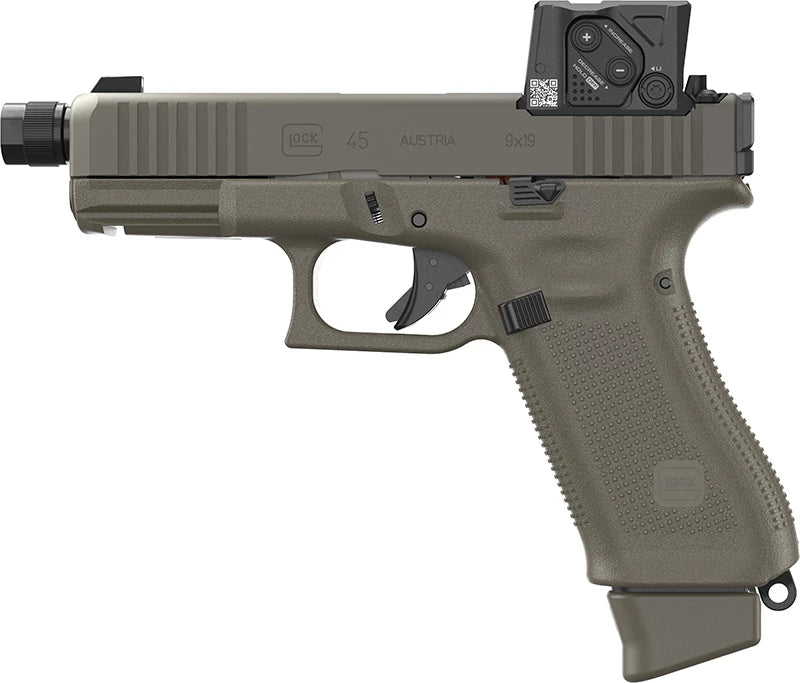 Glock - Glock 45 - Hunter Edition - MOS FS - COA Combo - 9mm - gängad M13.5x1 vänster