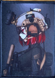 Tactical Girl - Number 2 - Patch