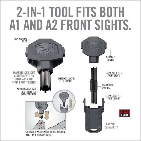 Real Avid - AR15 Front sight adjuster pro