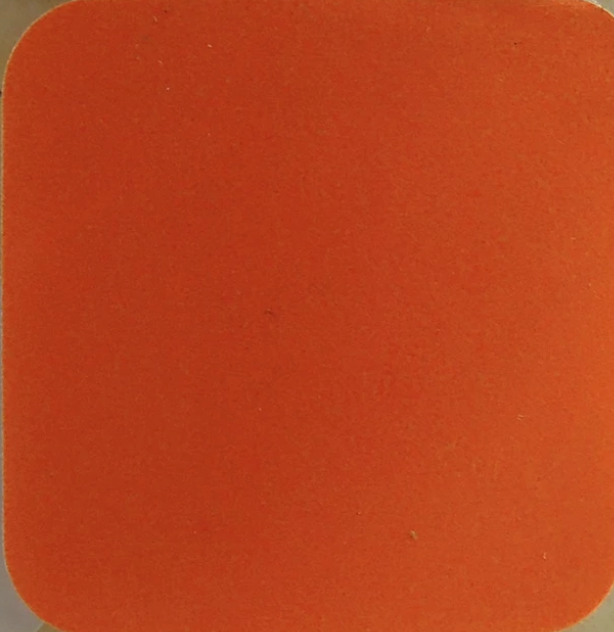Orange täcklappar 17x17 mm för pappersmål – 2000-pack