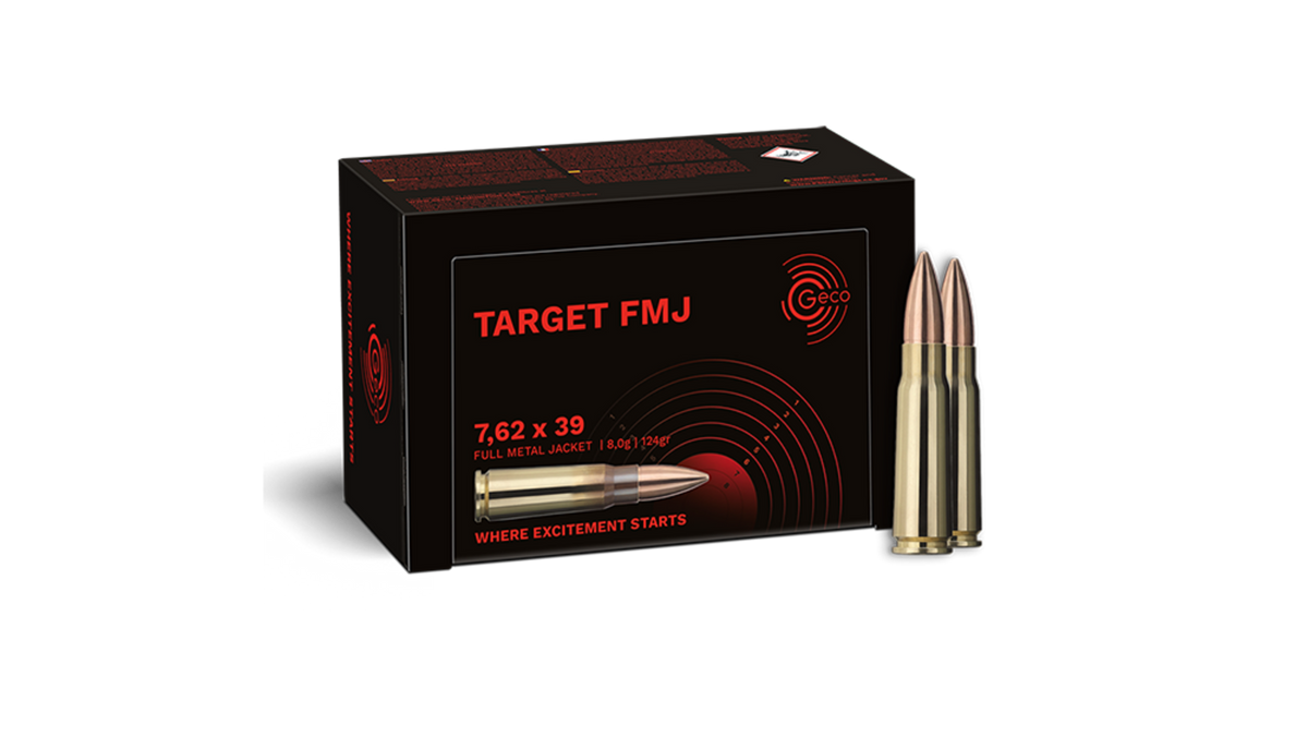 Geco - Target - 7,62x39 - VM 8,0/124gr - FMJ - 50-ask