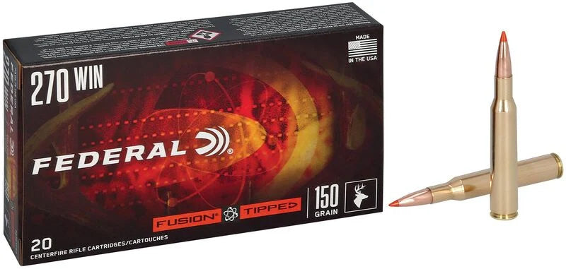 Federal - Fusion Tipped Ammo - .270 Win - 150gr - 20/Box