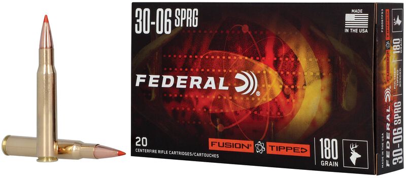 Federal - Fusion Tipped Ammo - 30-06 SPRG - 180gr - 20/Box