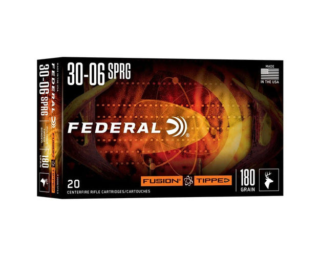 Federal - Fusion Tipped Ammo - 30-06 SPRG - 180gr - 20/Box