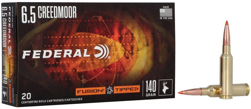 Federal - Fusion Tipped Ammo - 6.5 Creedmoor - 140gr - 20/Box