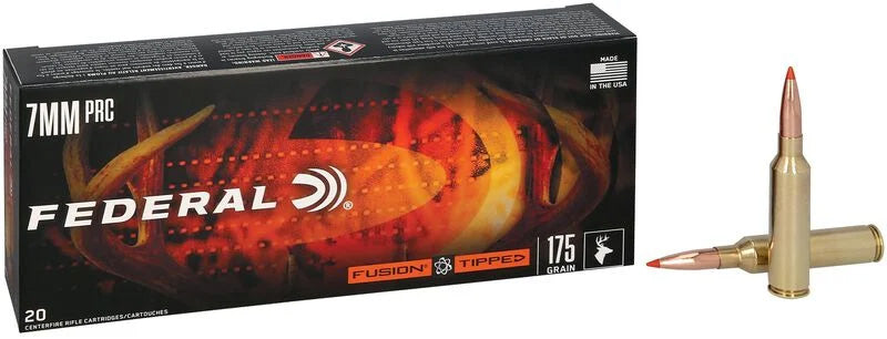 Federal - Fusion Tipped Ammo - 7mm PRC - 175gr - 20/Box