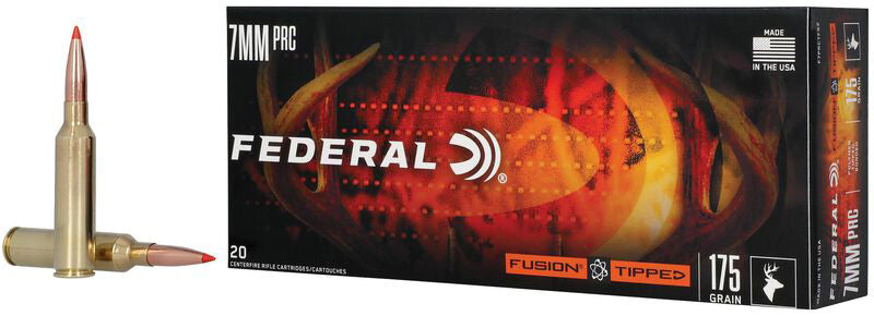Federal - Fusion Tipped Ammo - 7mm PRC - 175gr - 20/Box