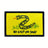 No step on snek - Gul med svart ram - Patch