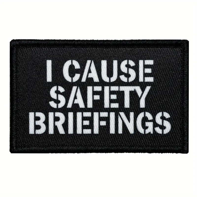 I cause safety briefings - Svart - Patch