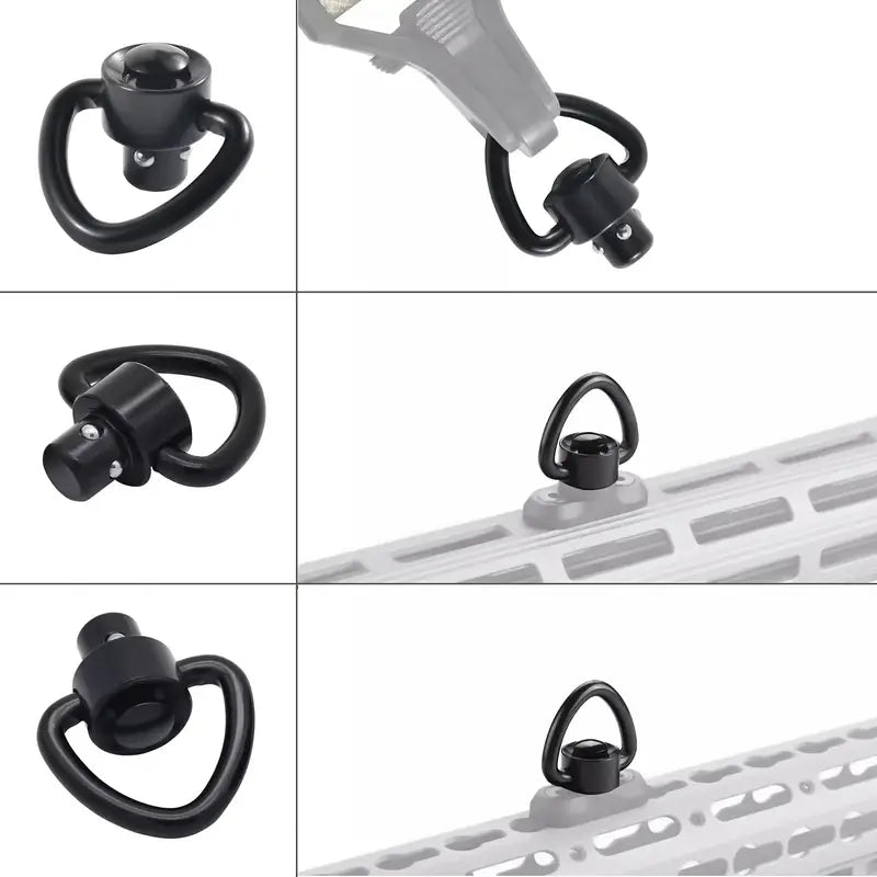 Snabbkopplings-D-Sling Swivels - QD - Steel