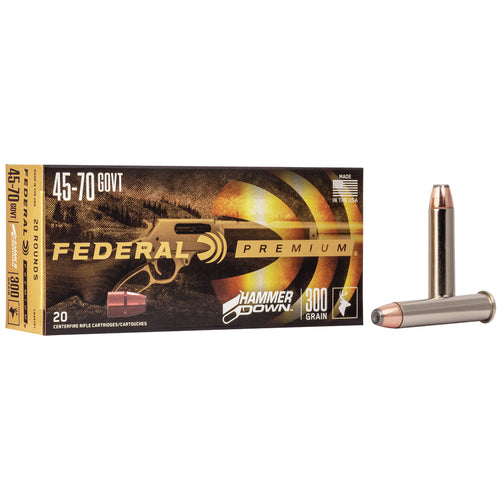 Federal - 45-70 GOVT - Hammer Down - 300gr - 20/Box