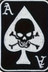 Ace of spades - Dödskalle - Patch