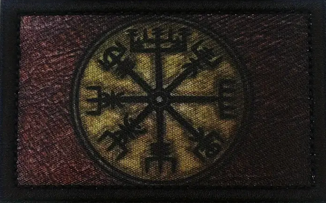 Viking - Compass - Brun - Patch