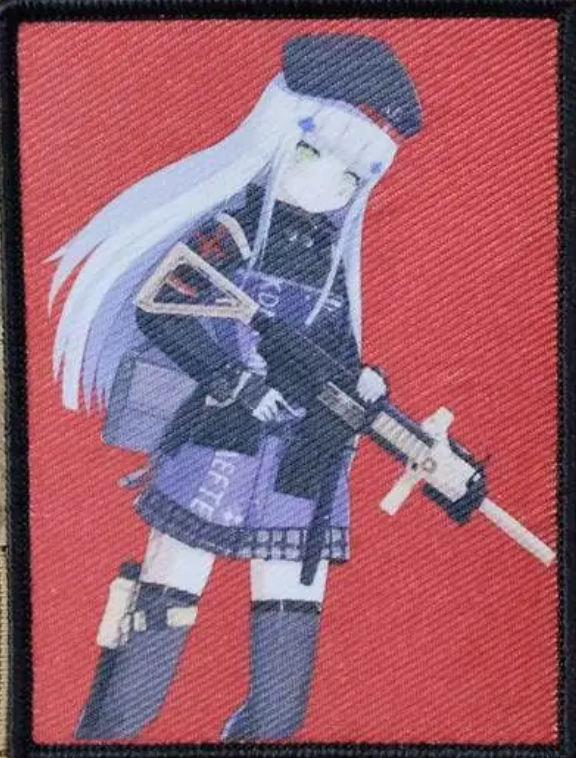 Animerad Gevärs flicka - Patch