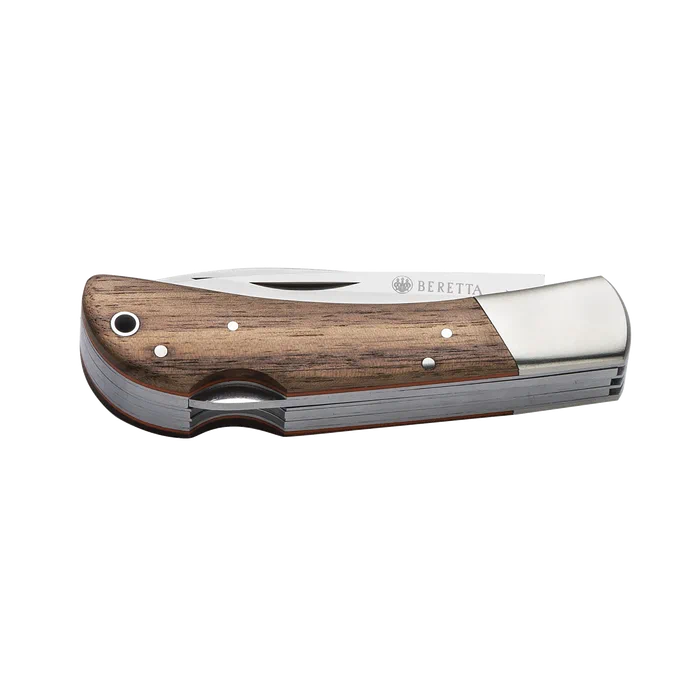 Beretta - Duiker Three Blade Knife - Brown & Orange