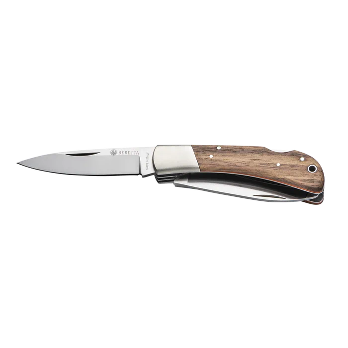 Beretta - Duiker Three Blade Knife - Brown & Orange