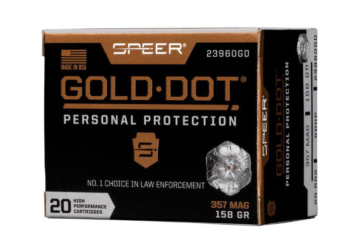 Speer - Gold Dot Personal Protection Ammo - 357 Mag - GDHP - 158gr - 20/Box