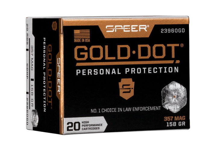Speer - Gold Dot Personal Protection Ammo - 357 Mag - GDHP - 158gr - 20/Box