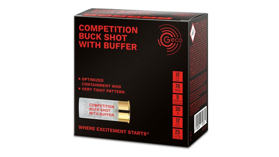 Geco - Coated Competition Buck Shot 12/70 - 30g/463gr - 25/ask