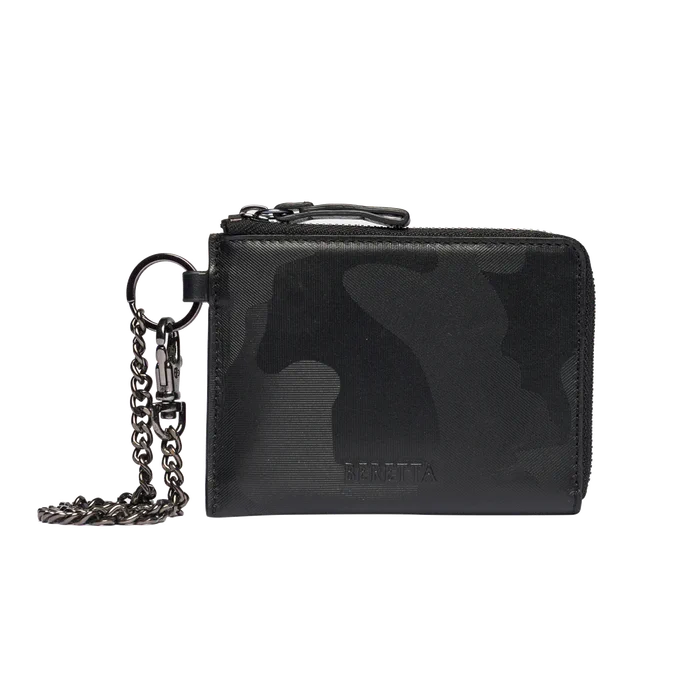 Beretta - Zipped Pouch With Chain - Black