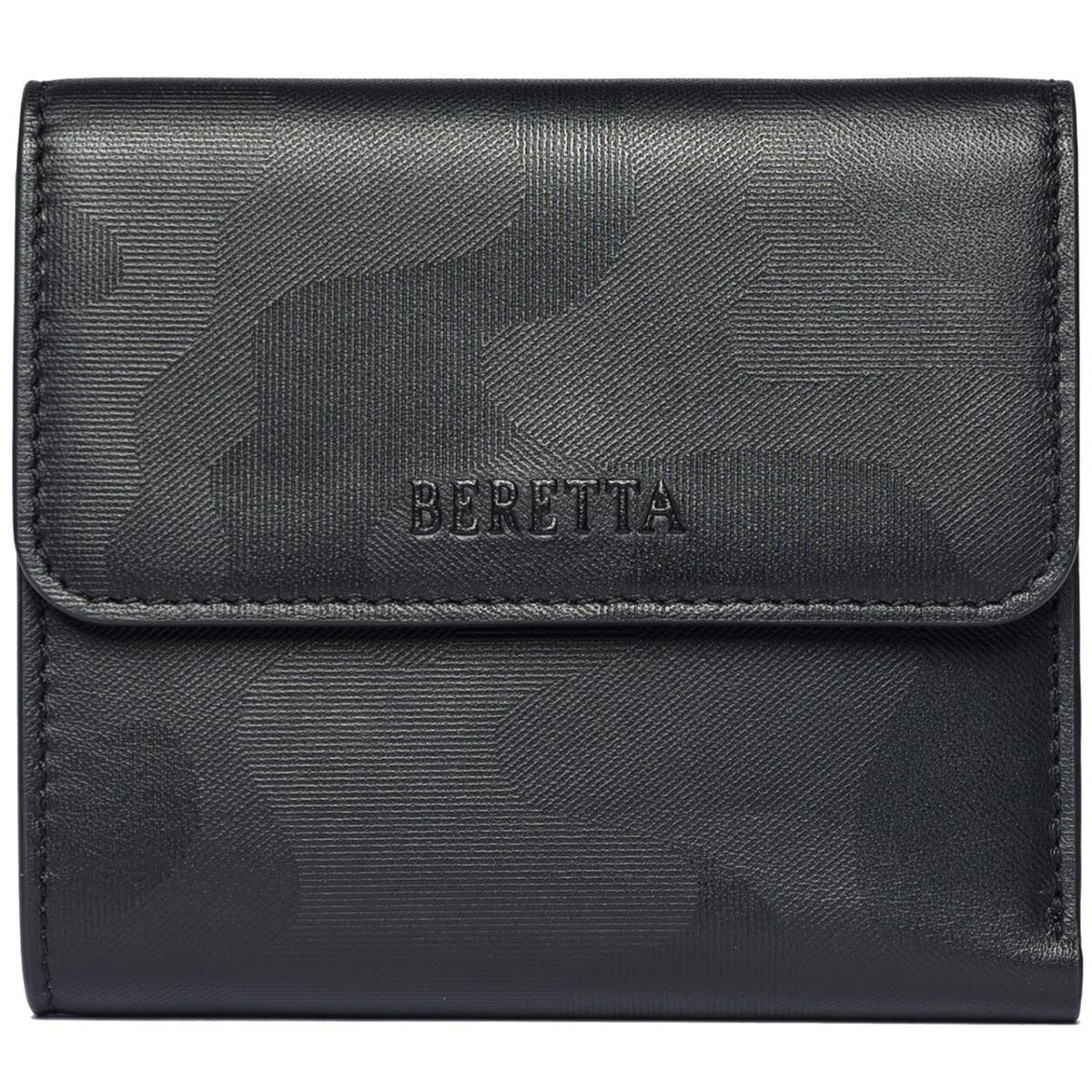 Beretta - Bifold Wallet With Flap - Black
