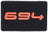 Beretta - 694 Velcro Patch - Black