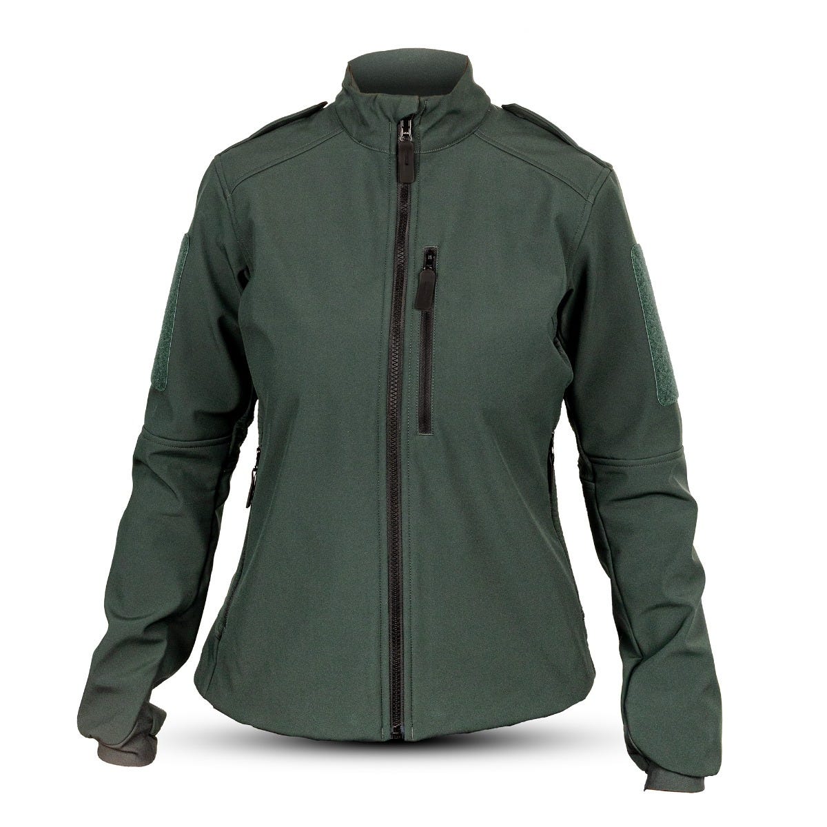 5.11 Women's Duty Softshell Jacket i PSNI Green, med dragkedja och bröstficka