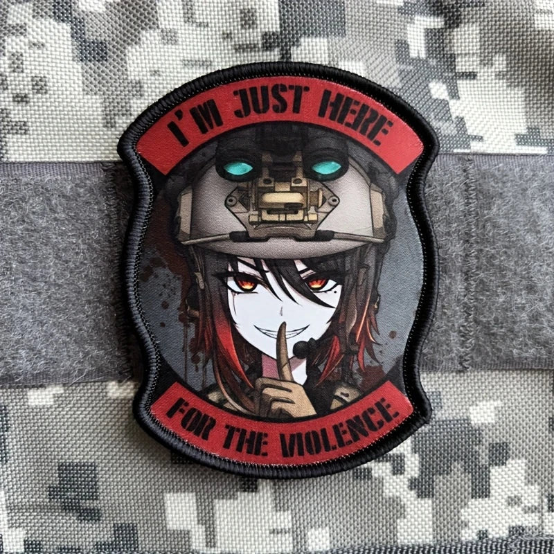 I'm Just Here for the Violence - Girl – Patch