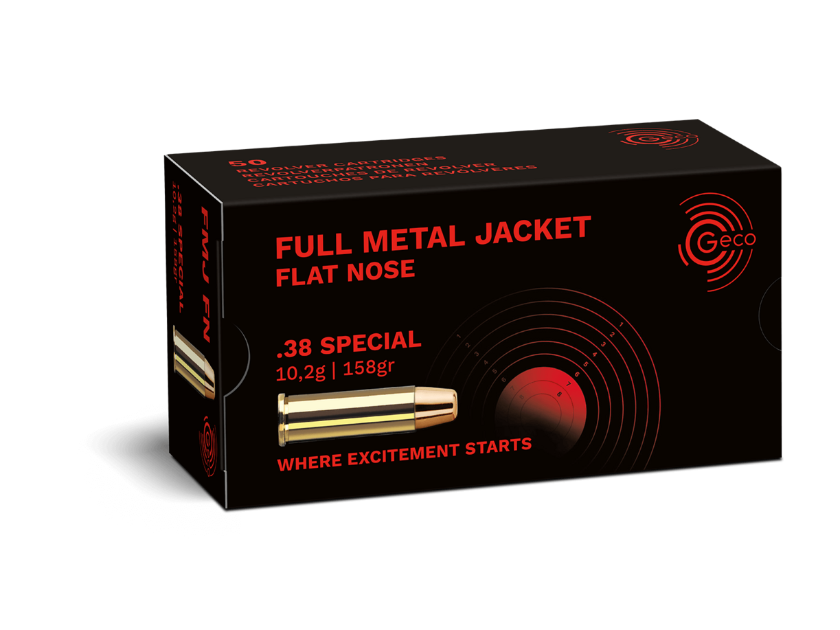 Geco - .38 Special - FMJ - 10,2g/158gr - 50/ask