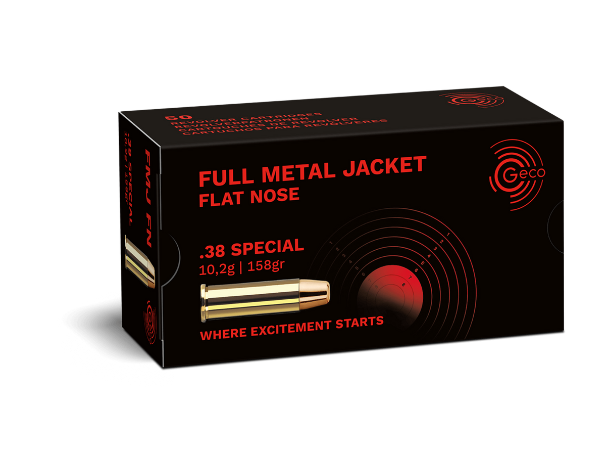 Geco - .38 Special - FMJ - 10,2g/158gr - 50/ask