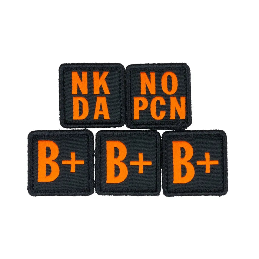 5.11 - Blood Type Patch Kit B Positive