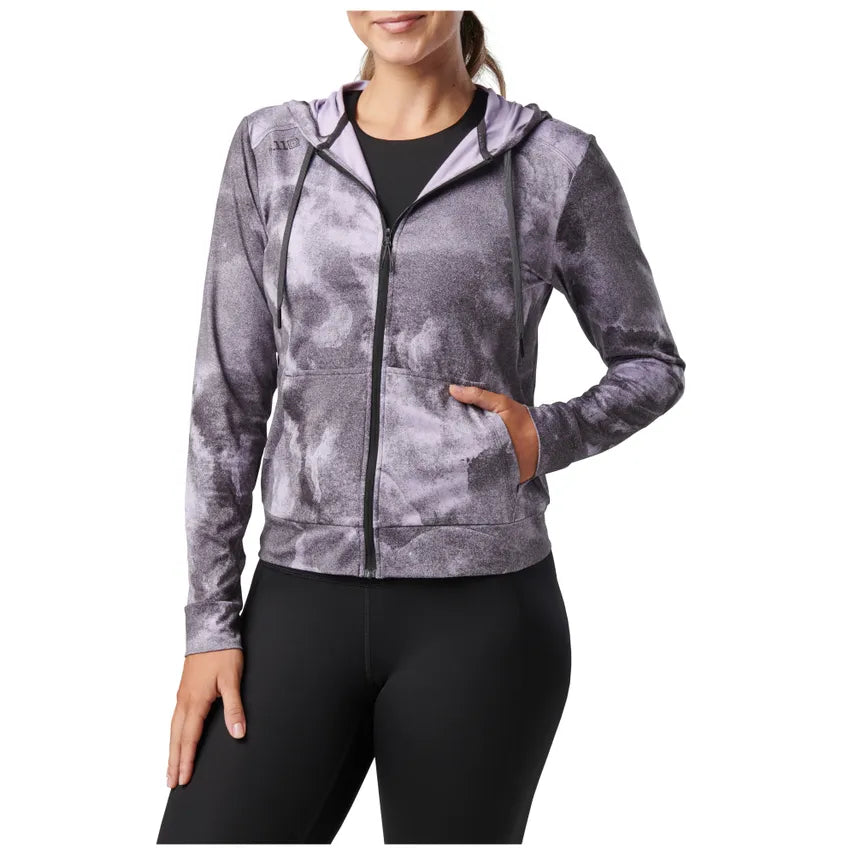 5.11 - PT-R Emily Full Zip - Purple Prep Watercolor Camo (962)