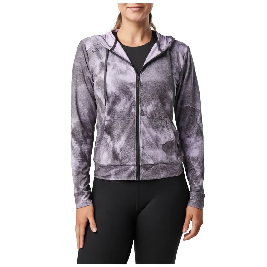 5.11 - PT-R Emily Full Zip - Purple Prep Watercolor Camo (962)
