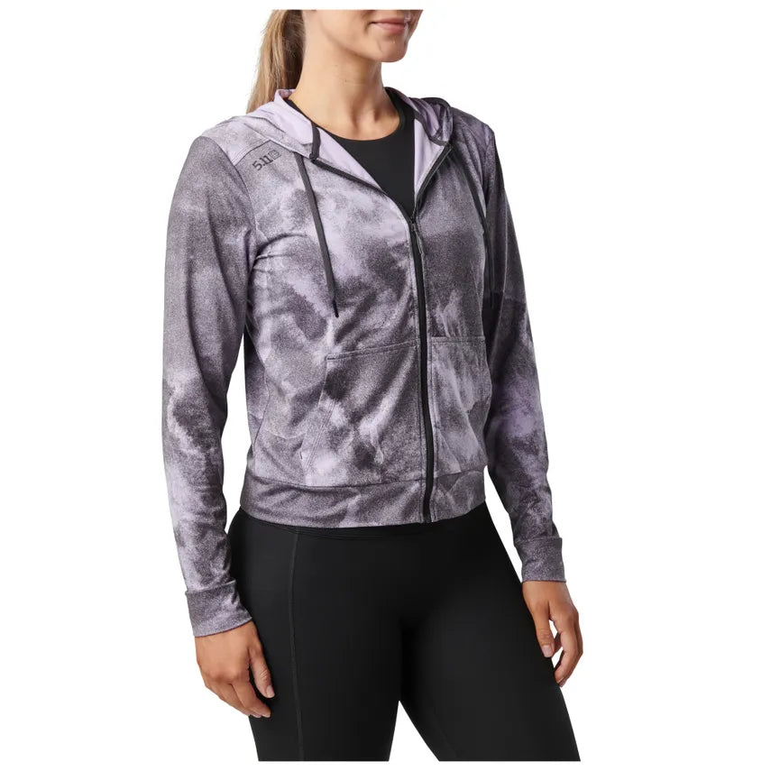 5.11 - PT-R Emily Full Zip - Purple Prep Watercolor Camo (962)