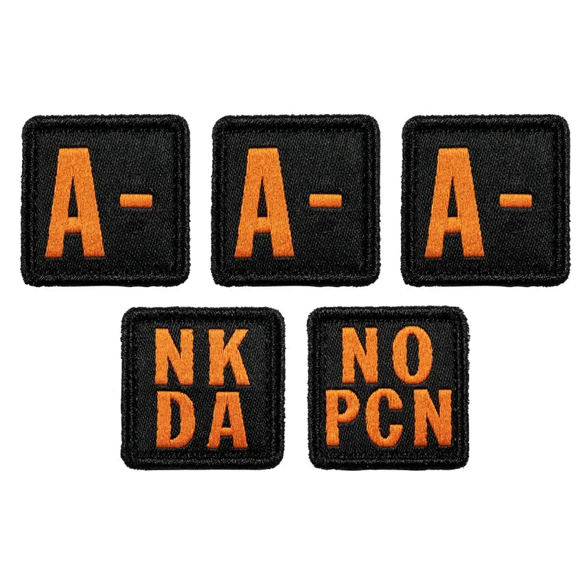 5.11 - Blood Type Patch Kit A Negative