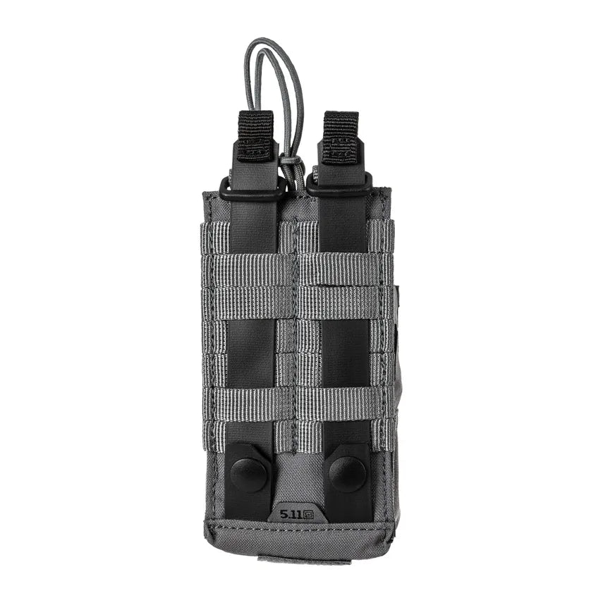 5.11 Flex Radio 2.0 Pouch – radioficka i färgen Storm med Fidlock och MOLLE-fäste