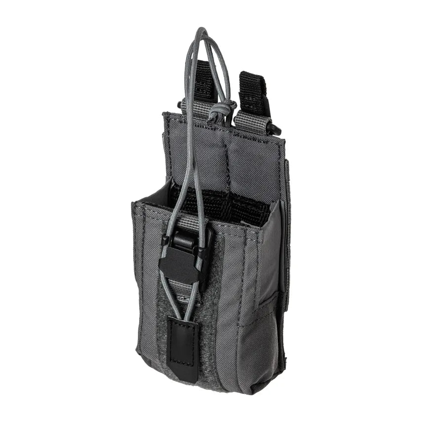 5.11 Flex Radio 2.0 Pouch – radioficka i färgen Storm med Fidlock och MOLLE-fäste