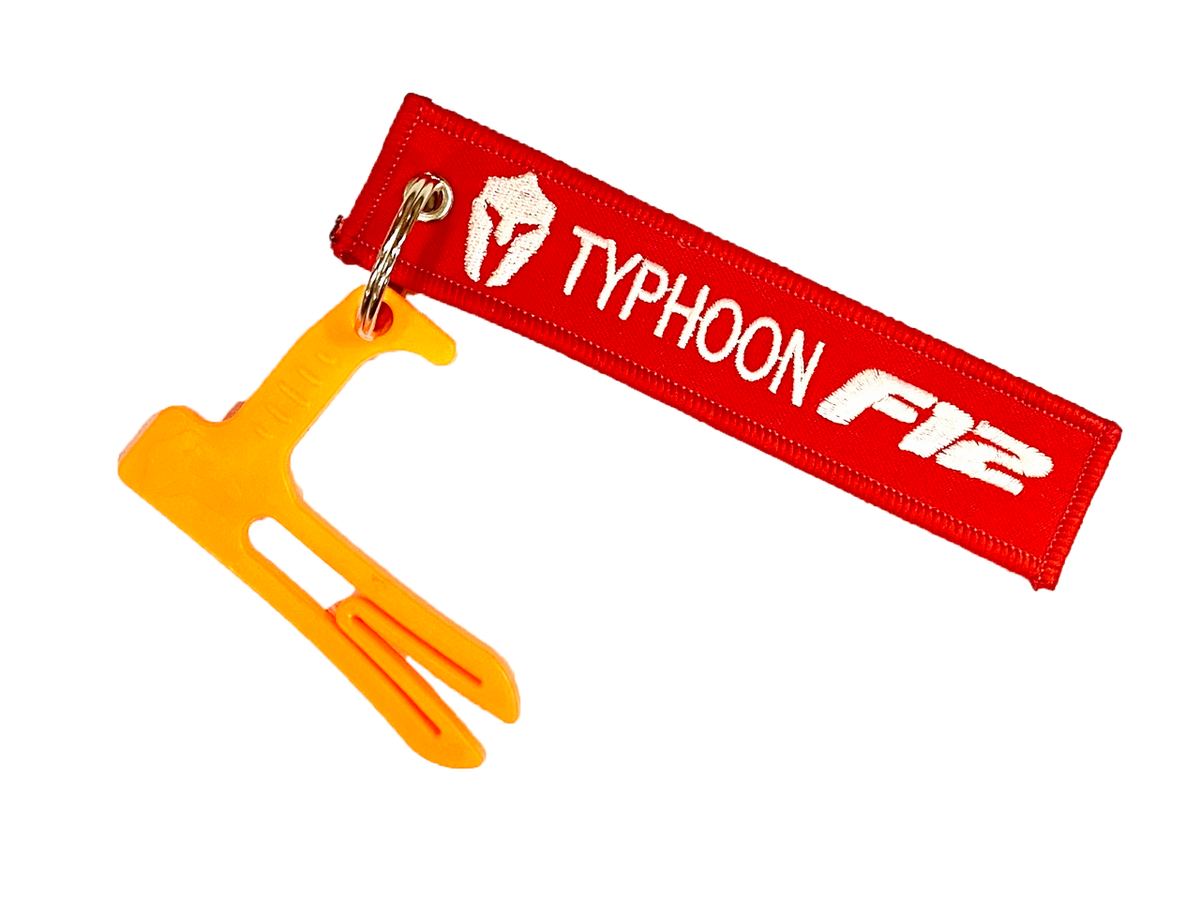 Typhoon Safety Flag – orange säkerhetsflagg för hagelgevär och halvautomatiska vapen