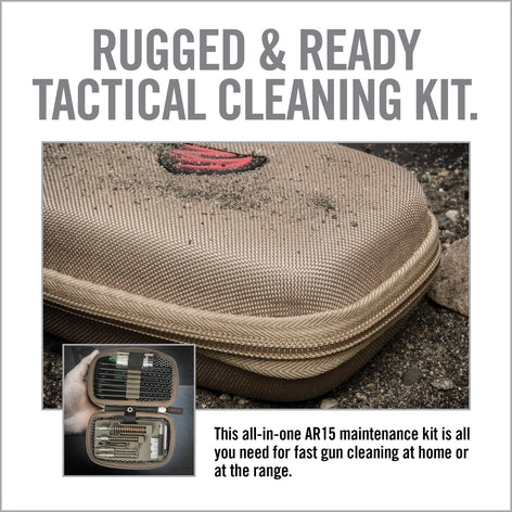 Real Avid Gun Boss AR15 – rengöringsset med fältfodral för 5.56mm AR15