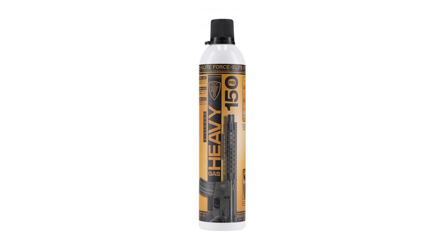 Elite Force Heavy Gas Maintenance 560ml – underhållsgas med silikonolja för GBB-gevär, optimal prestanda vid låga temperaturer, rostfritt munstycke