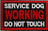 Service dog Working - Do  not touch  - Svart/Röd - Patch
