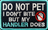 Do not pet. I dont bite but my handler does - Svart/Blå- Patch
