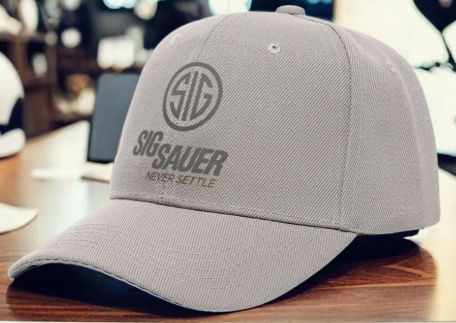 Sig Sauer - Keps - Never settle - Grå