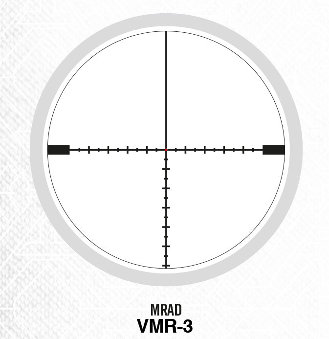 Vortex Viper HD 3-15x44 VMR-3 MRAD kikarsikte med robust konstruktion och belyst riktmedel